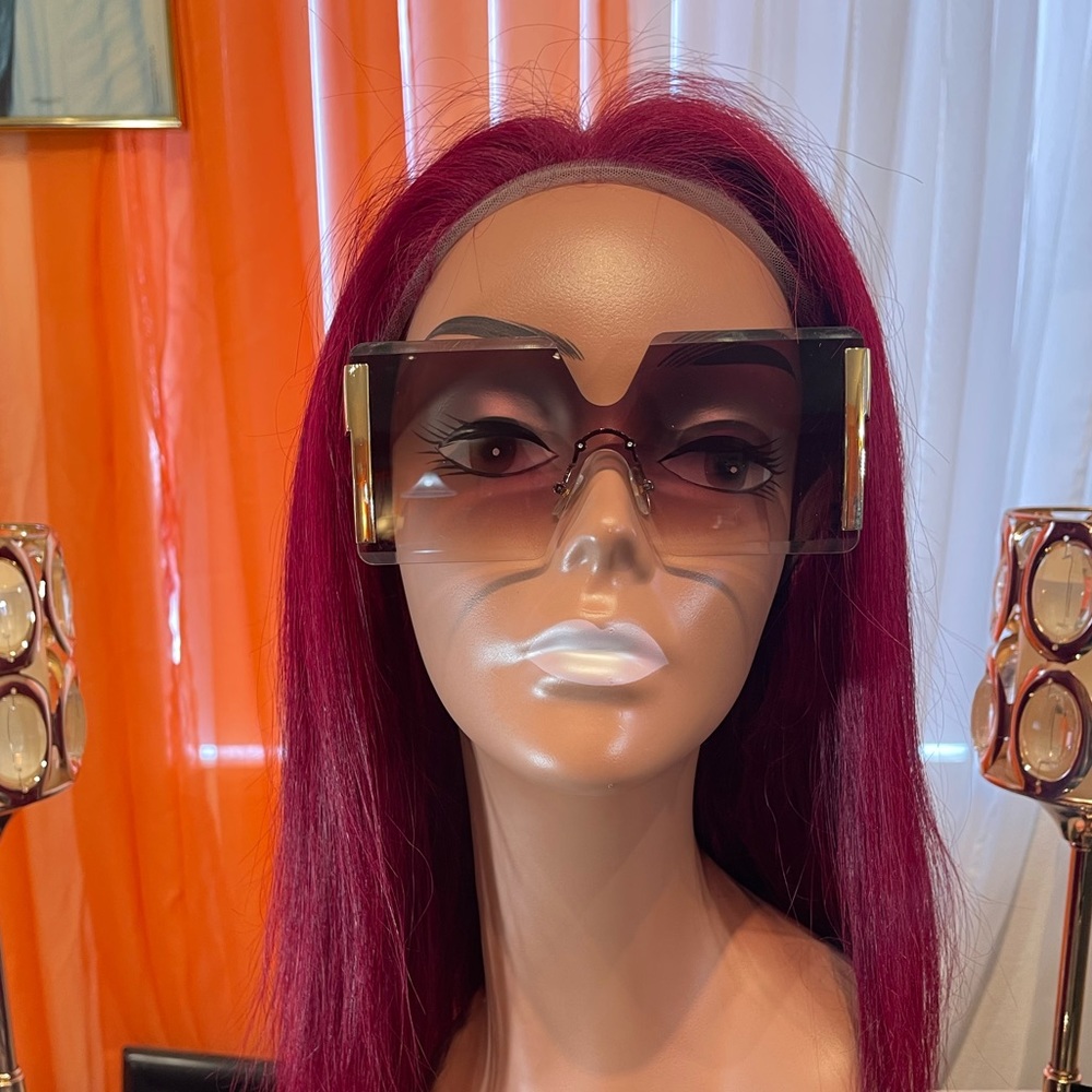 Brown Oversized Women’s Sunglasses
